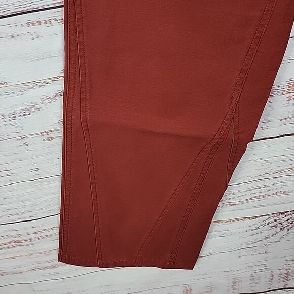 Free People Movement High Waist Cargo Garnet Red Voyage Utility Pants Size Small - Picture 9 of 16